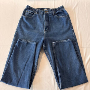 Vintage LL Bean Mom Jeans | Comfort-Gathered Waist | Relaxed 90s Denim